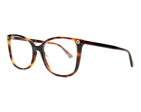 gucci reading glasses gg3527 u f havana gg3527ufisk150|Gucci GG3527/U/F Asian Fit ISK Eyeglasses in Havana Azure .